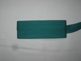 Schrägband Baumwolle grün 2cm / 1cm breit