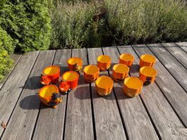 Bunte Blumenschälchen