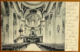 SOLOTHURN - Inneres der St. Ursuskirche 1904