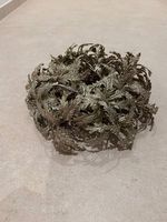 Schöne Festliche Platinum Tischkranz Ø 35 cm