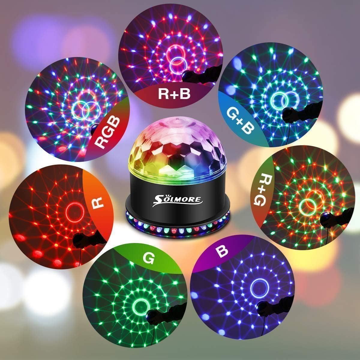 Lampade: Discokugel LED Lichteffekte Discolampe – Nuovo (secondo la descrizione) da Thun venduto da nuonuoshop 4