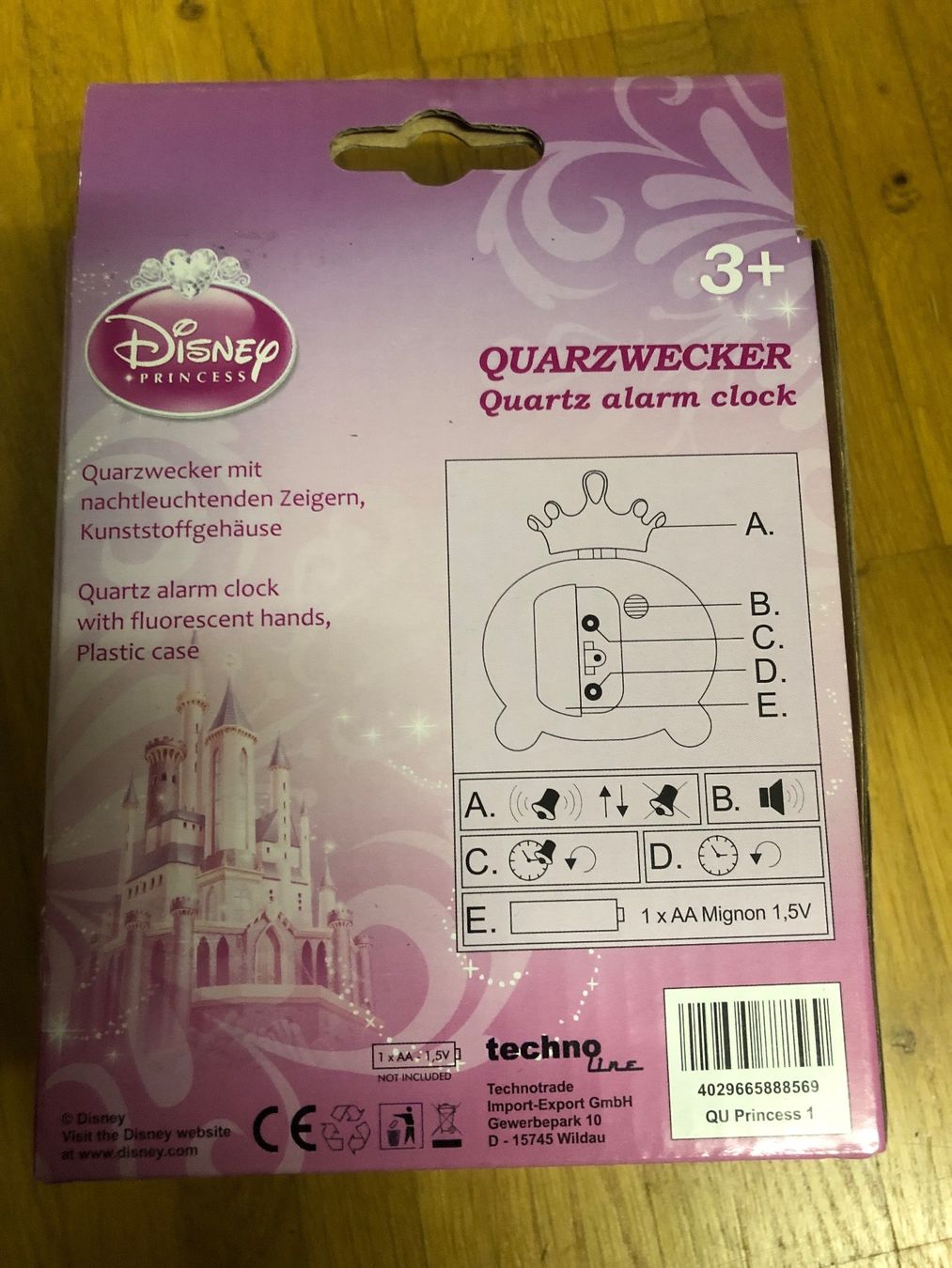 Réveils: Kinder Wecker Prinzessin – Neuf avec emballage d'origine à Oberwil BL par HappyWifeHappyLife 3