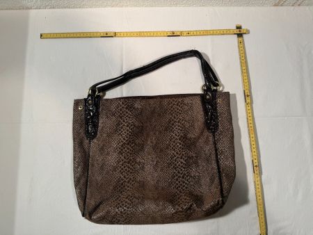 Damentasche Schlangenoptik braun gebraucht ca 45 cm