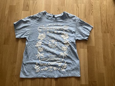 Leichtes T-Shirt Hawaii-Motiv Grösse S
