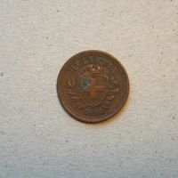 1 Rappen 1894 , Bronze .