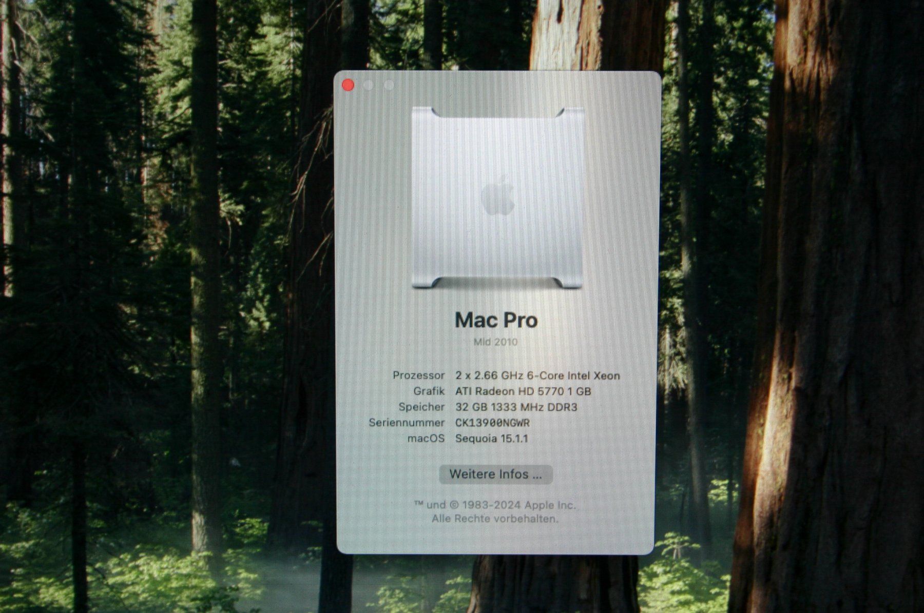 Apple PC: MAC Pro MACPro 2010 Dual-CPU mit originalem Cinema Display – Usato da Stettlen venduto da Bigjm 5
