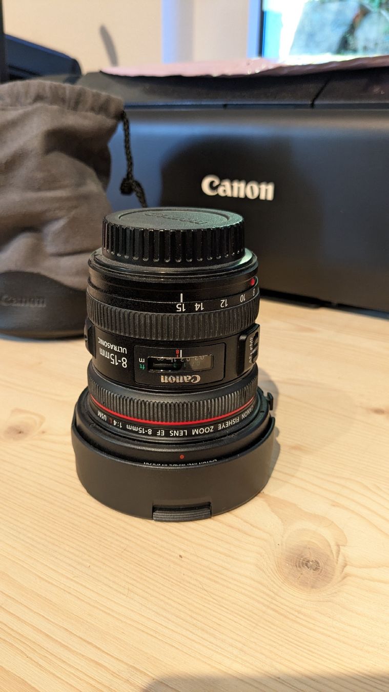 Canon Obiettivi: Canon EF 8-15mm Fish Eye – Usato da Walzenhausen venduto da KingRaven90