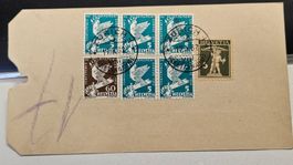 Begleitadresse mit 189 und 183 (Kat 60.-- ++) für nur 2.--
