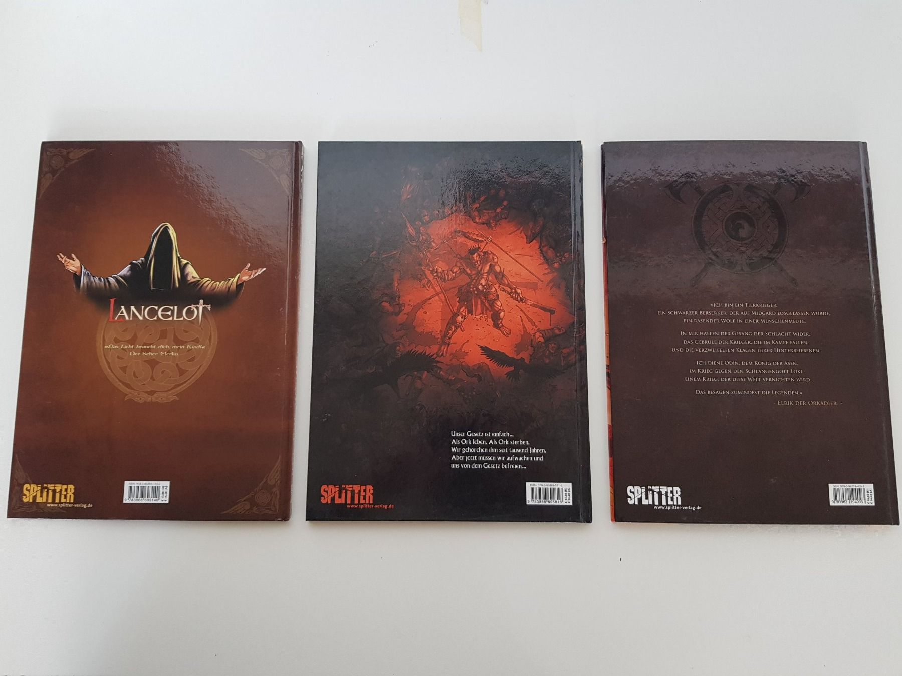 Fumetti: Lancelot / Krieg der Orks / Schlangengott Comic Bücher Set 3 – Nuovo (secondo la descrizione) da Bassersdorf venduto da retrolab 1