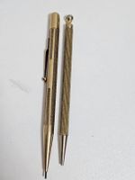 Fyne Poynt Druckbleistift Set goldfarben gebraucht