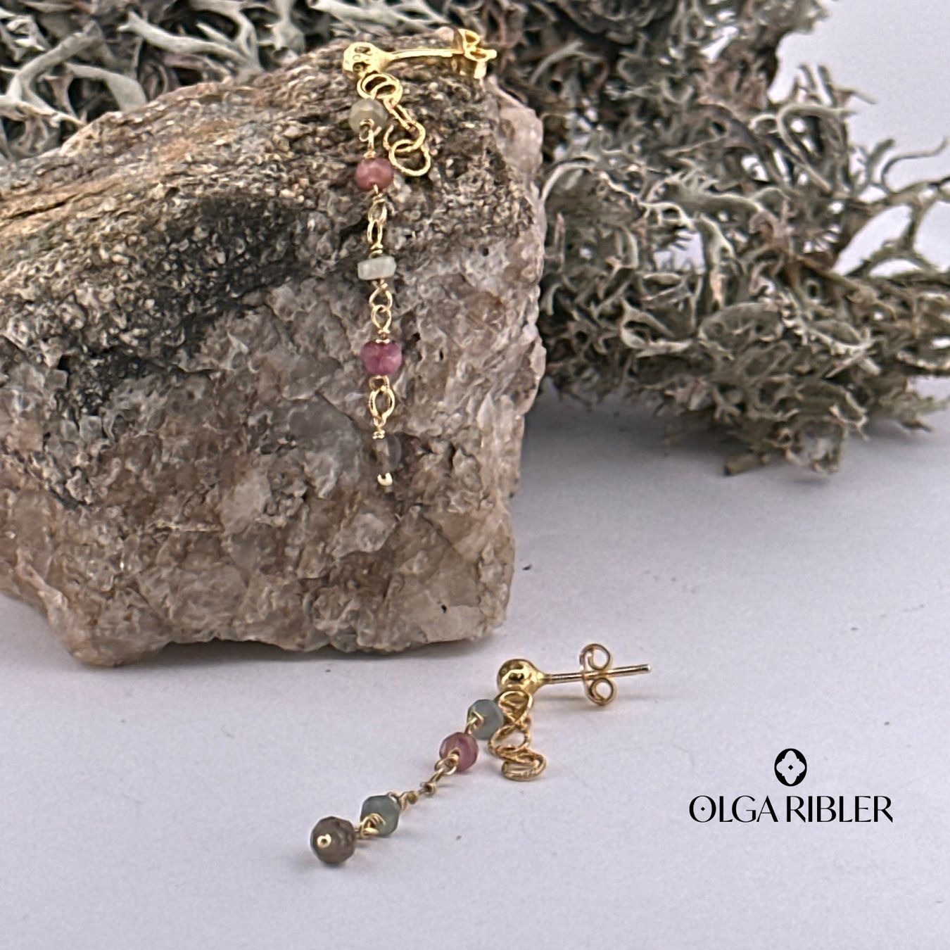Olga Ribler Orecchini pendenti & Orecchini a lobo: Sterling Silber 925 Ohrringe mit Turmalinen – Nuovo (secondo la descrizione) da Luzern venduto da Schmuckoutlet 4