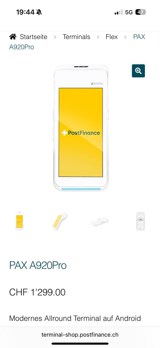 Registratore di cassa: Terminalgerät PAX A920 Pro – Nuovo (secondo la descrizione) da Bern venduto da leo_n862 1