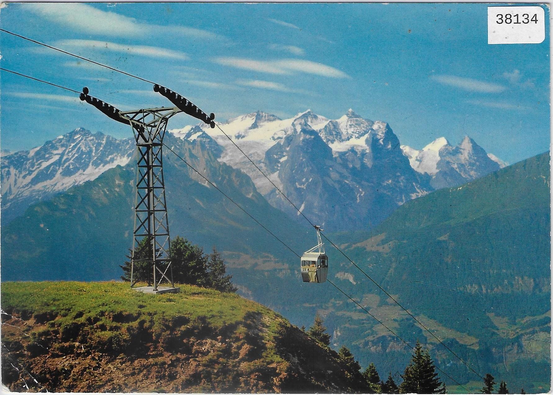 Cartoline postali: Gondelbahn Hasliberg-Käserstatt – Difettoso da Ettingen venduto da Kartenplanet
