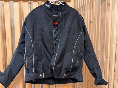 Bangla Motorradjacke Textil - Grösse XXL - Schwarz