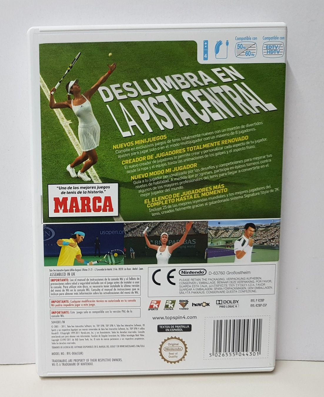 Nintendo Spiele: 😎TopSpin 4  Wii – Gebraucht aus Schüpfheim von Games_Spielkonsolen 3