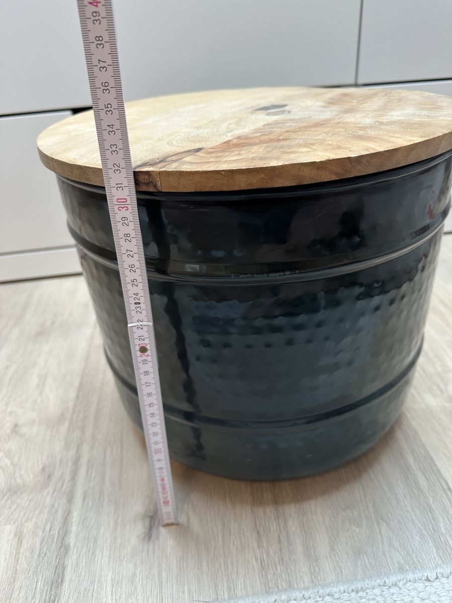 Tavoli: Beistelltisch - Metall mit Holzdeckel – Usato da Hägendorf venduto da neon09 3