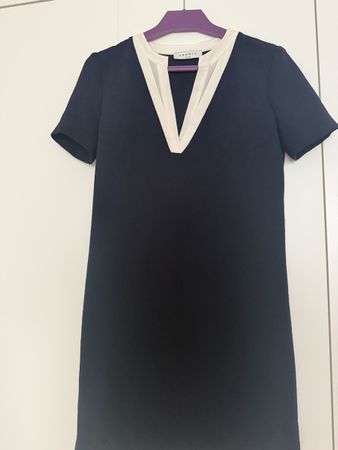 Sandro dark blue dress size 36