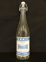 alte Mineralwasser Flasche HENNIEZ LITHINÉE