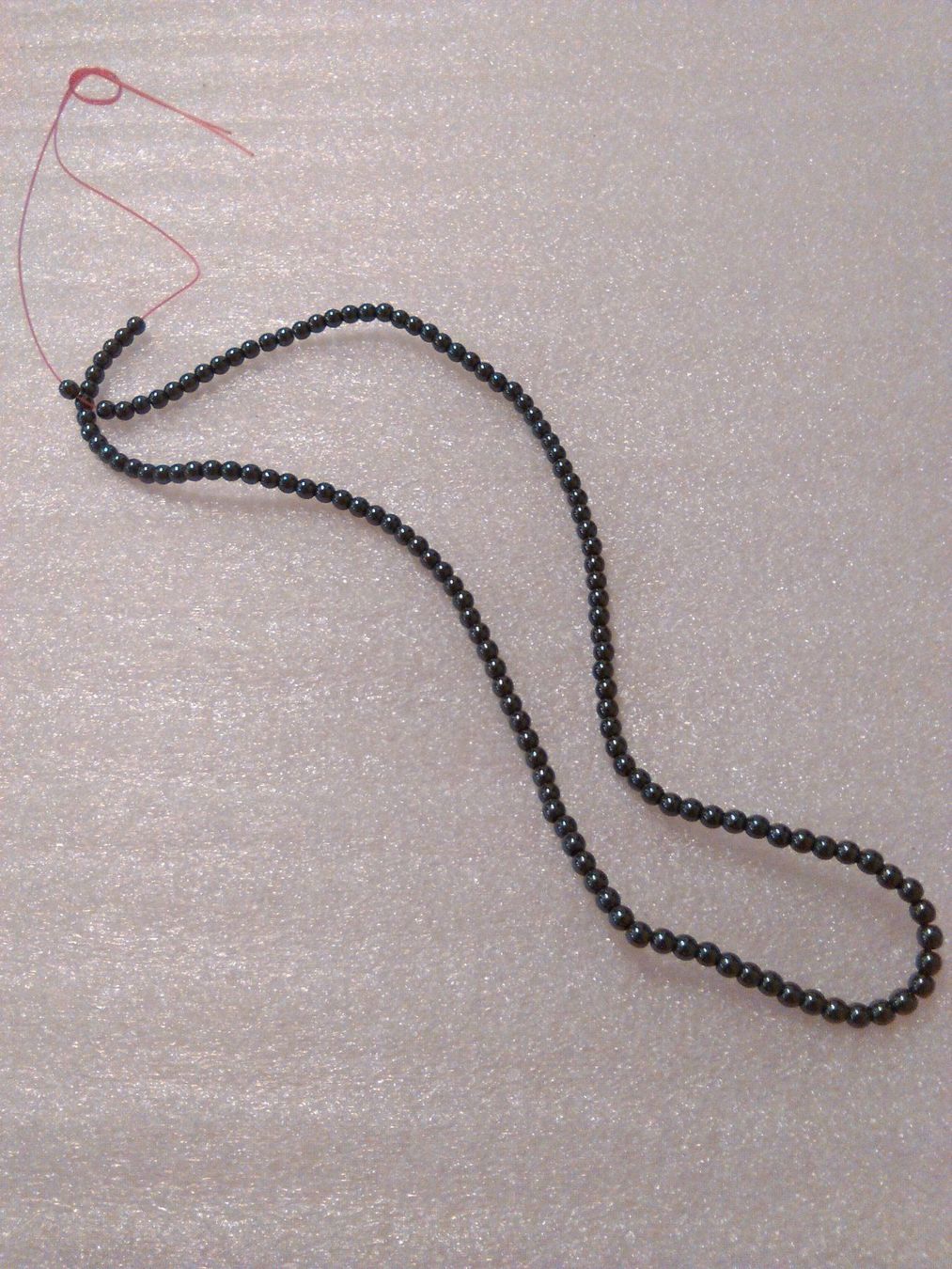 Colliers: ECHT HÄMETIT STRAND KETTE;;GRAU FARBE – Neuf (Voir description) à Basel par bijoutrie_4 6