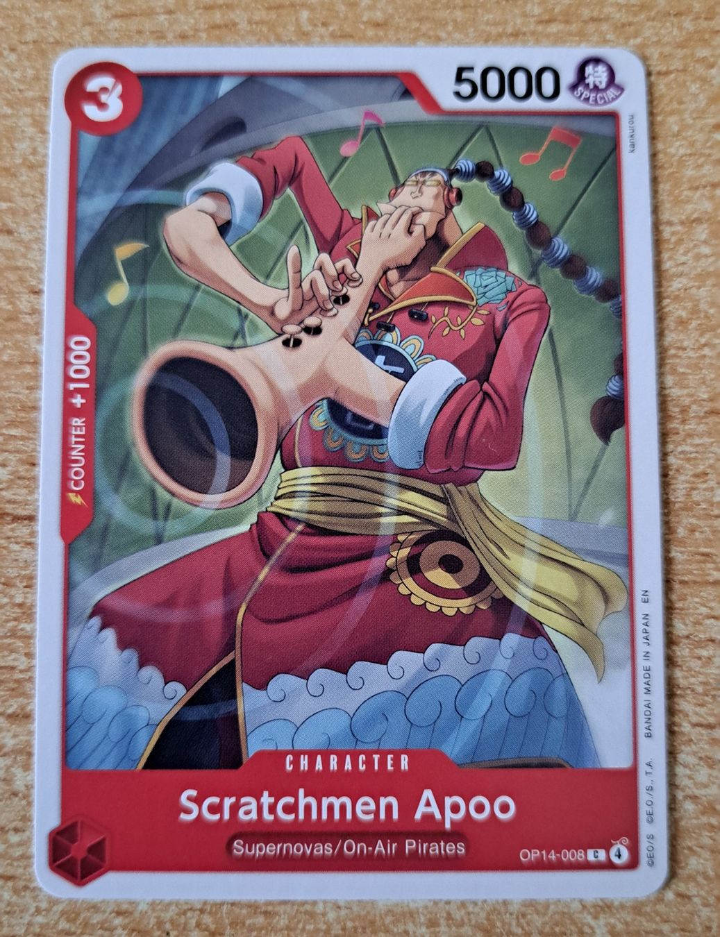 Bandai Carte collezionabili: One Piece Scratchmen Apoo OP14-008 C – Nuovo (secondo la descrizione) da Cernier venduto da Poussetofiol