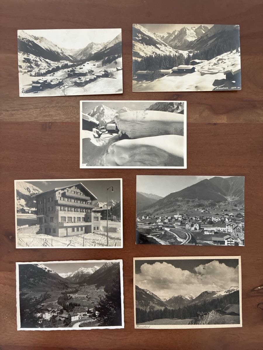 Ansichtskarten: 15 Ansichtskarten Schweiz von Klosters GR – Gebraucht aus Oftringen von Cla.vD.74 2