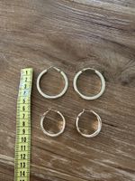 Goldene Ohrringe, Creolen, Set, Modeschmuck, Top Zustand!