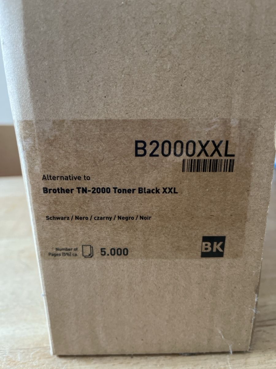 Brother Druckerpatronen & Toner: Drucker Patrone B 2000XXL 5000 pages – Neu und originalverpackt aus Aesch BL von shuja01