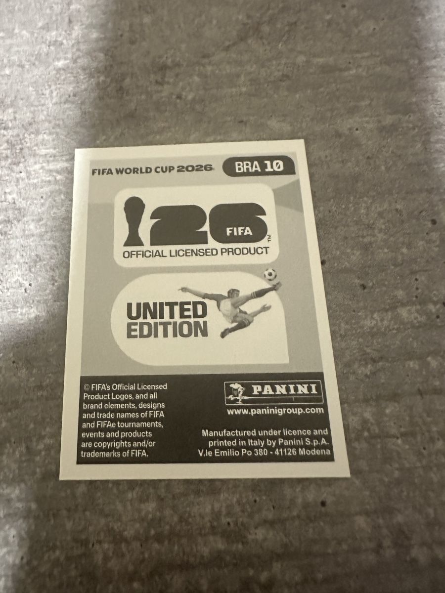Panini Sammelbilder & Trading cards: BRA 10 , FIFA WORLD CUP 2026 PANINI  – Neu (gemäss Beschreibung) aus Frauenfeld von 1PegPeg1 1