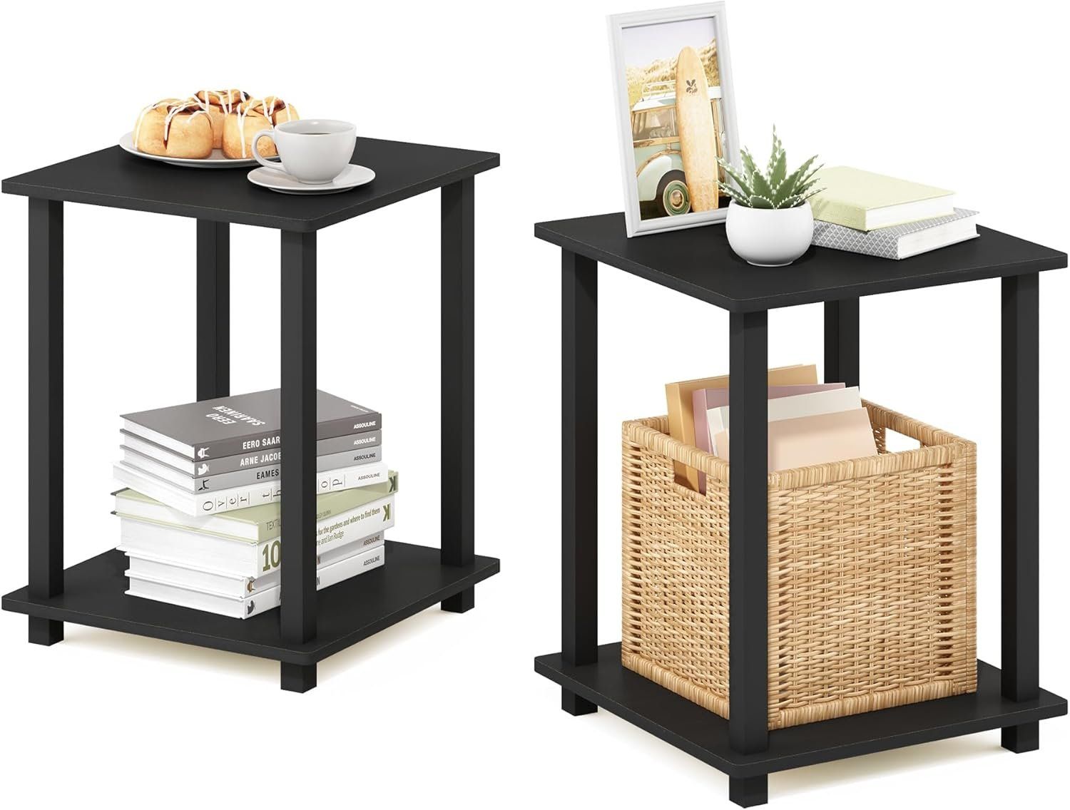 Tavoli: Beistelltisch 2er Set Couchtisch mit 2 Ebenen Holz – Nuovo e nell'imballaggio originale da Neuhausen venduto da apo_zn9s