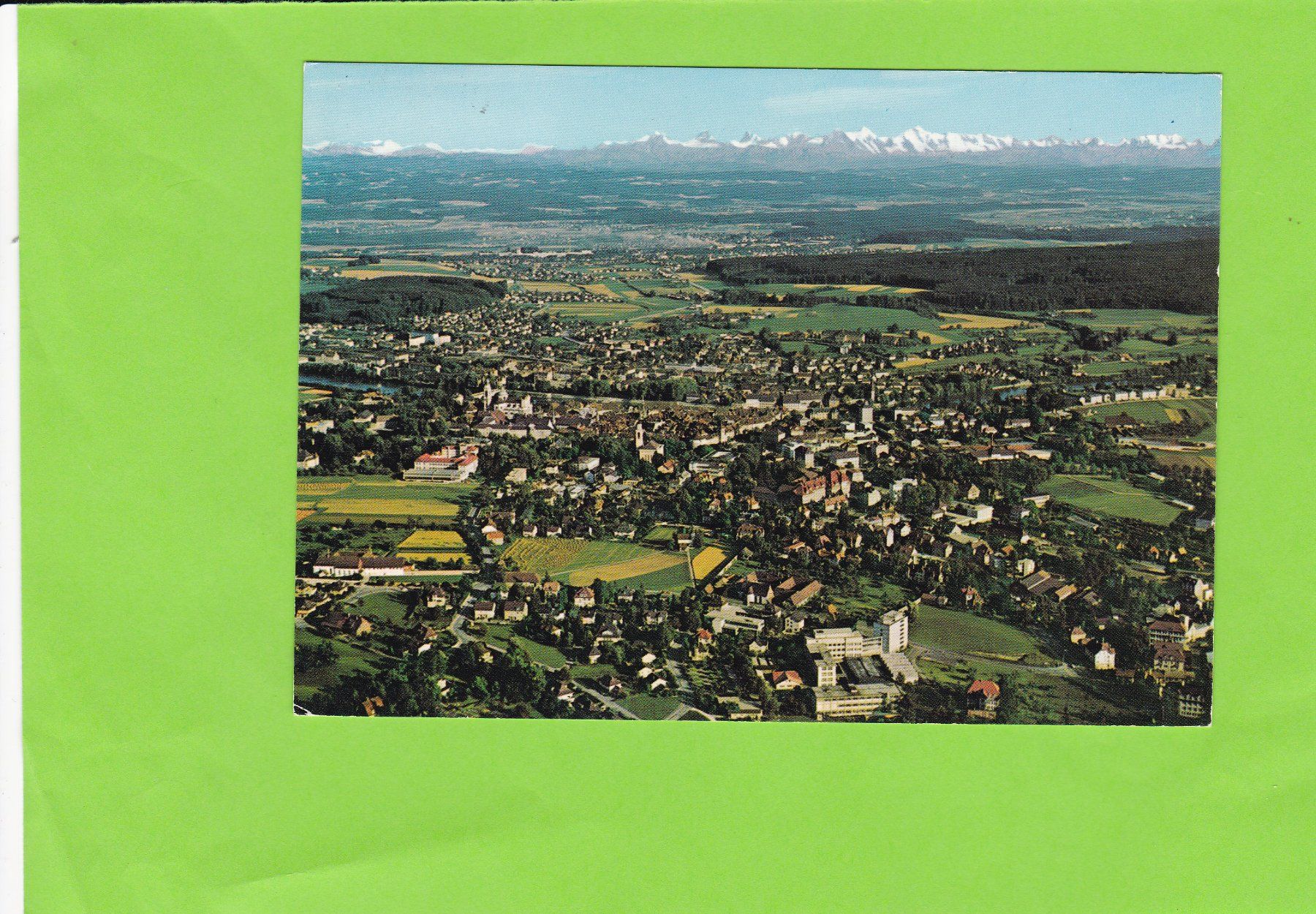 Cartoline postali: Flugaufnahme Solothurn – Usato da St. Peterzell venduto da neckertal