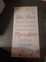 Holzschild Das Leben