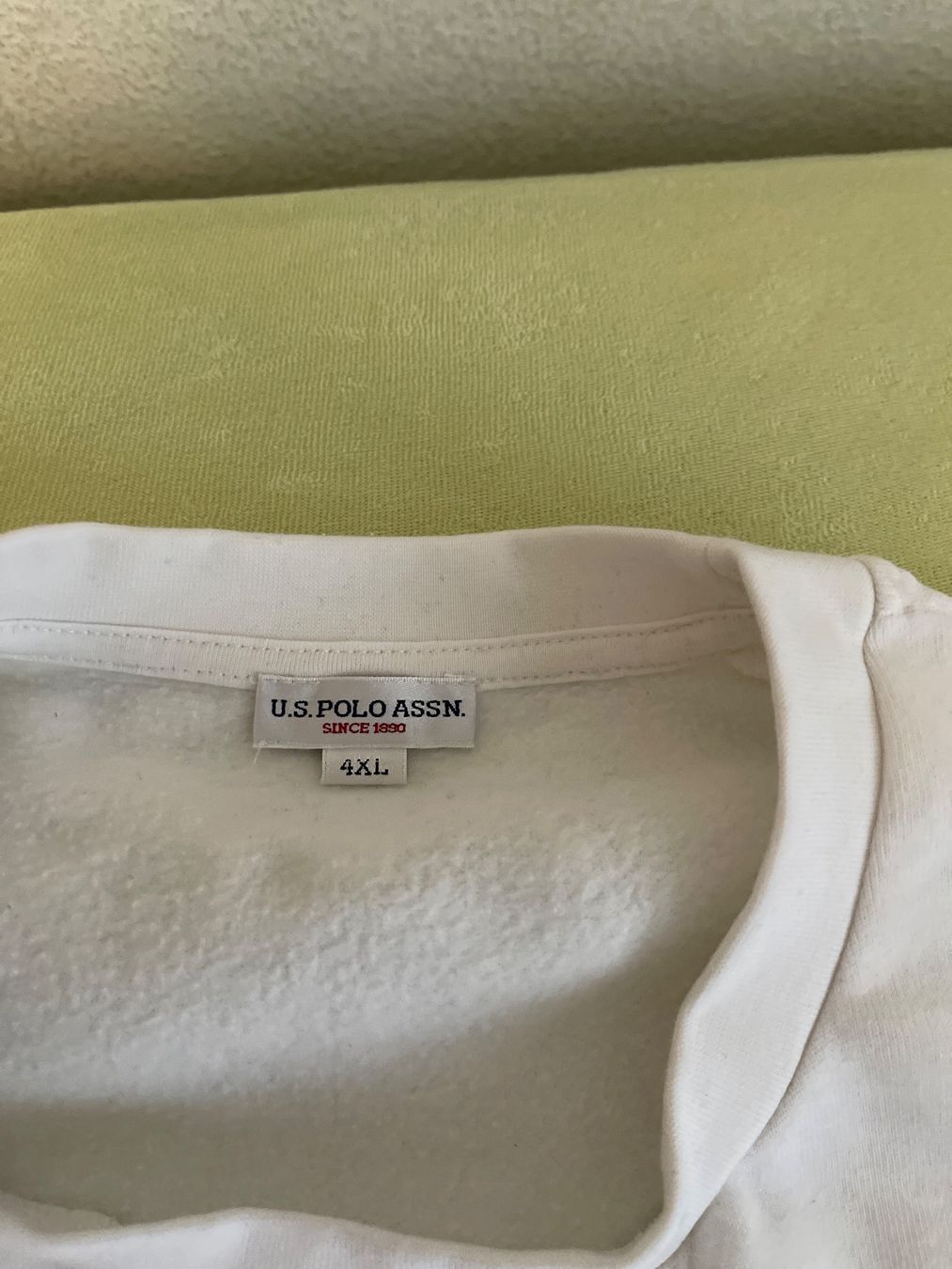US Polo Maglioni & Felpe: U.S. Polo Assn. Herren Pullover, Weiss, Gr. 4XL – Usato da Wald ZH venduto da bastos27 1