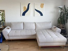 Eckcouch mit Bettfunktion