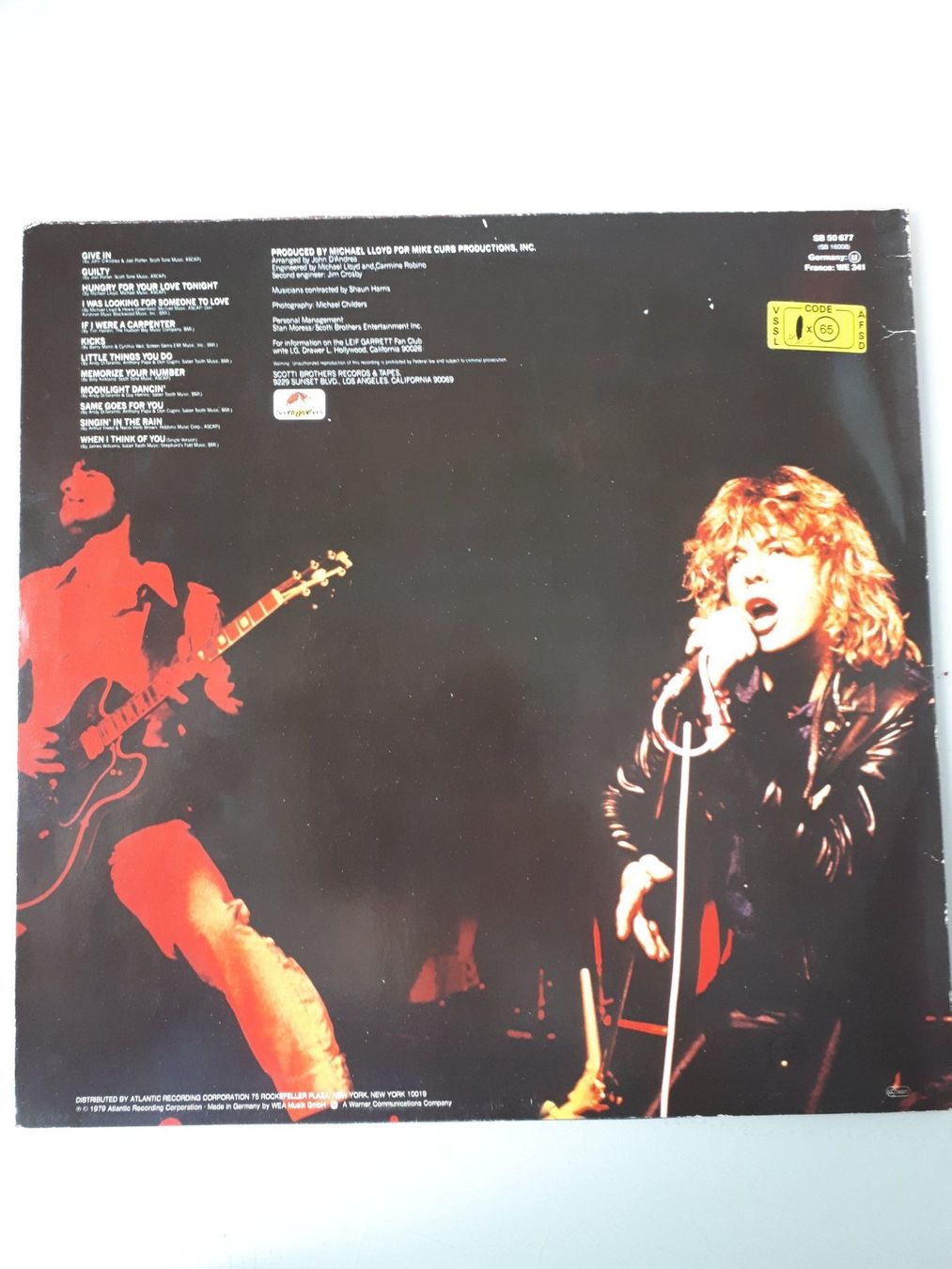 Schallplatten: LP Leif Garrett / Same Goes for You – Gebraucht aus Seewen SZ von SuperpumaDisplayTeam 1