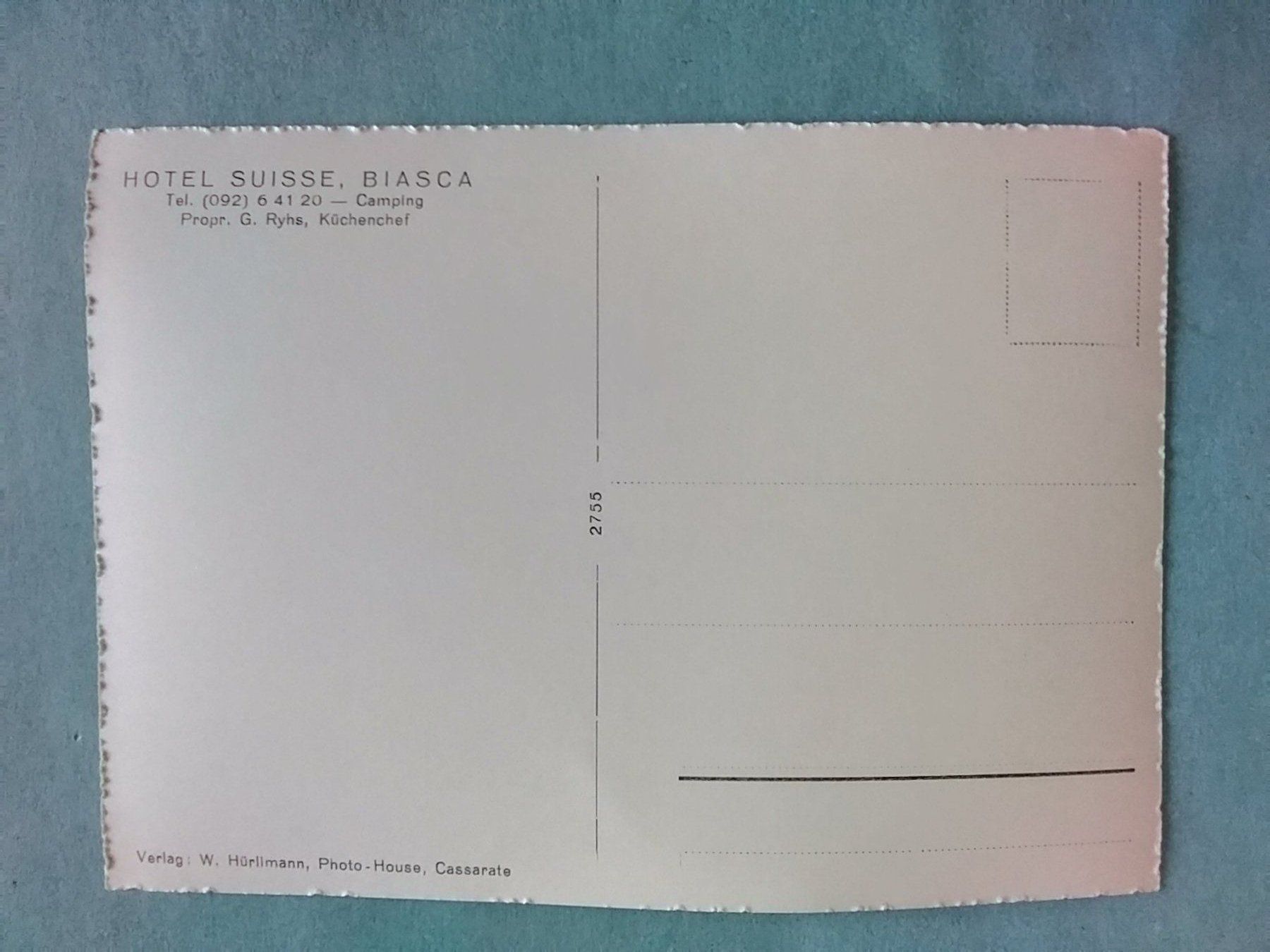 Cartoline postali: Biasca Hotel Suisse – Usato da Appenzell venduto da lama19 1