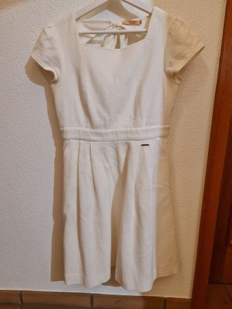 Kleid Tintoretto weiss Grösse 40 gebraucht guter Zustand