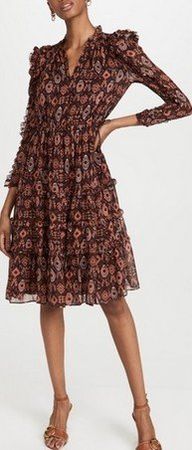 Ulla Johnson Kleid -Seide / robe - soie  S/M