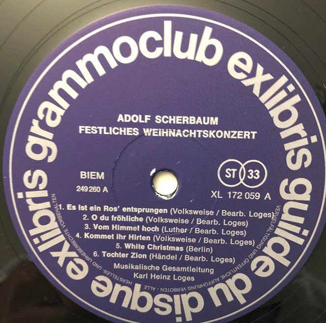 Dischi in vinile: Adolf Scherbaum - Festliches Weihnachtskonzert (LP) – Usato da Grüningen venduto da azulamarillo_vinyl 2
