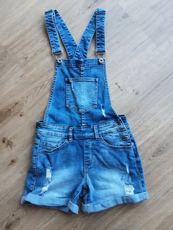 Coole Denim Latzhose Shorts, XS, neuwertig für den Sommer!