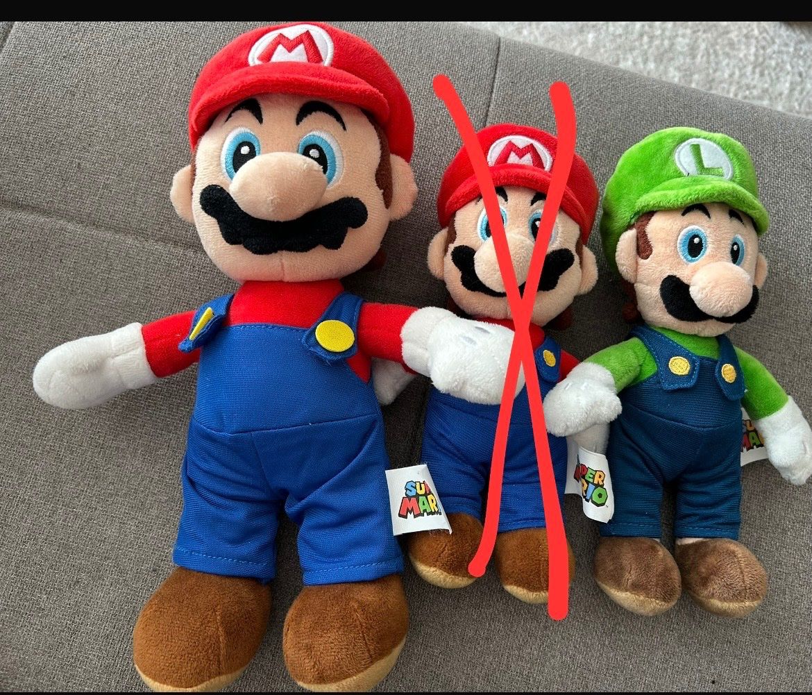 Giocattoli: Mario & Luigi Plüsch – Nuovo (secondo la descrizione) da Vilters venduto da Nohausi77