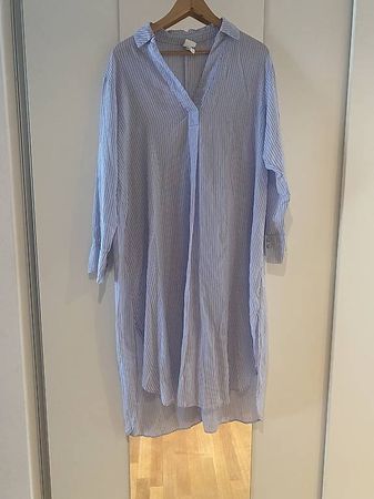 H&M Streifen-Blusenkleid / Tunika (Größe S)