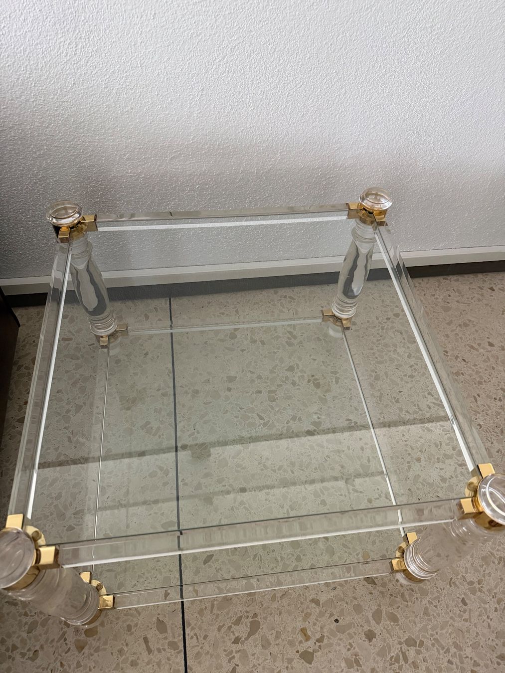 Tavoli: Wunderschöne Acryl/Plexiglas  vergoldet Top Zustand – Usato da Solothurn venduto da anni22 4