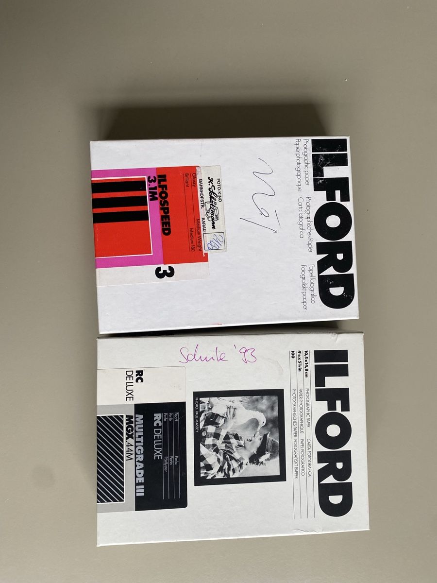 Ilford Carta: Vintage Fotopapier – Usato da Thalheim AG venduto da wernliegg 4