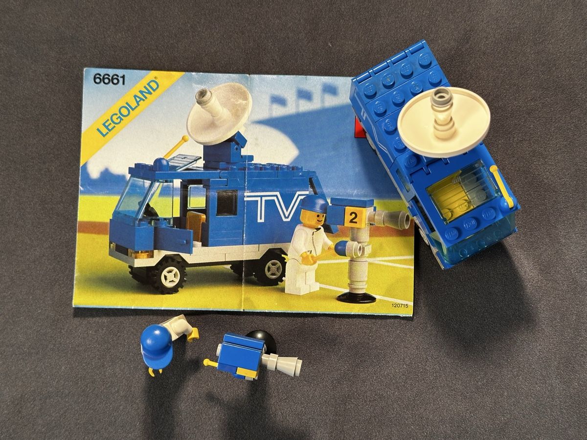 Lego Giocattoli: Lego 6661 Mobile TV Studio (1989) – Usato da Bellinzona venduto da Alby_C. 3