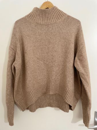 Pull d'hiver beige H&M, Taille M