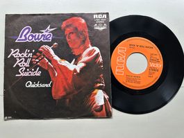 DAVID BOWIE tolle Rock'n'Roll suicide Single original Kult