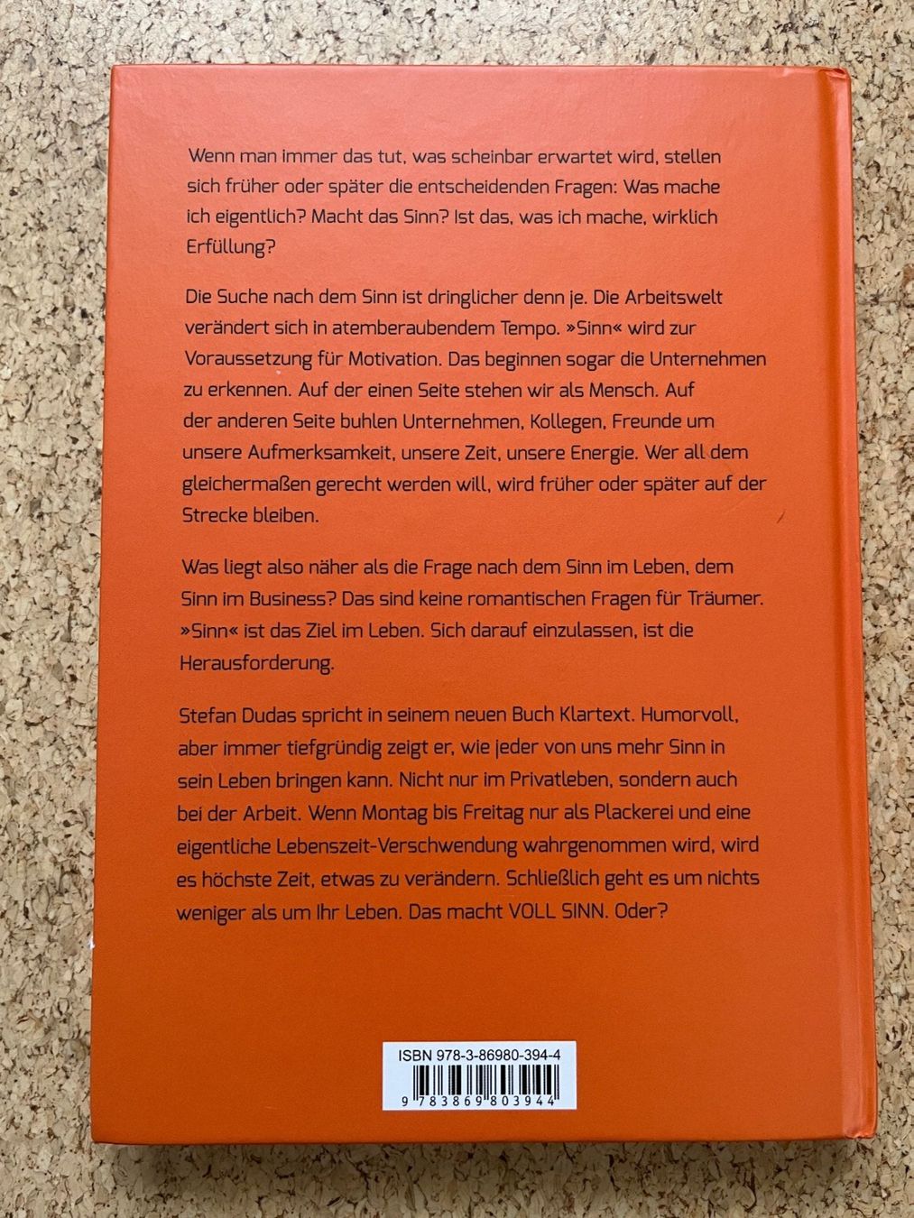 Libri: Buch gebunden "Voll Sinn", Stefan Dudas – Usato da Grosswangen venduto da Vita500 1