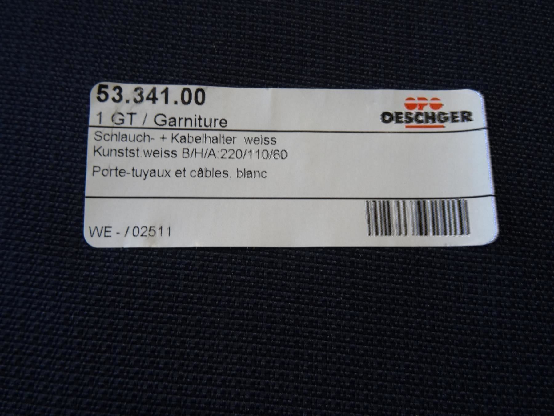 Sonstiges Elektromaterial: neue Schlauch- und Kabelhalter weiss – Neu (gemäss Beschreibung) aus Lupfig von JUTA09 2