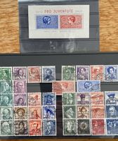 Schweiz Pro Juventute 1935–43 inkl. Block 1937