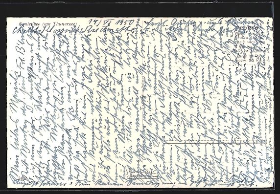 Cartes postales: AK Faulensee am Thunersee, Totalansicht – D'occasion à Berlin par bartko-reher 1